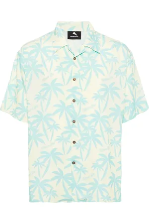 MAUNA KEA Camisa con palmeras estampadas