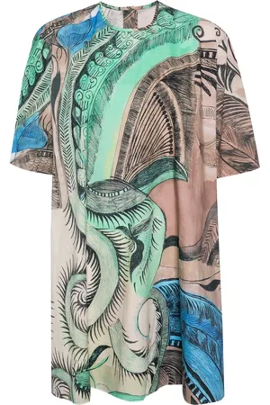 JNBY Vestido recto con dibujo estampado