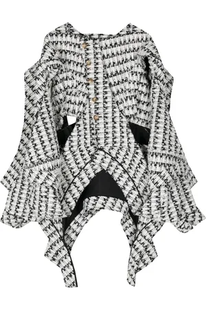 JUNYA WATANABE Chamarra de tweed a capas