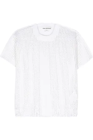 JUNYA WATANABE Top de tejido abierto con paneles
