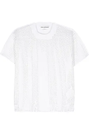 JUNYA WATANABE Top de tejido abierto con paneles