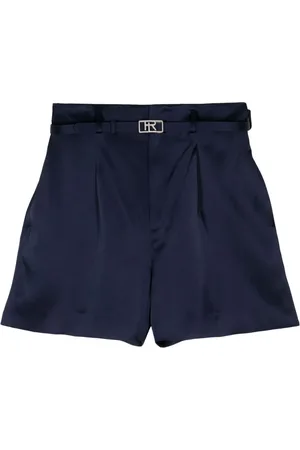 Ralph Lauren Shorts de satén con cinturón