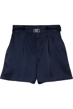 Ralph Lauren Shorts de satén con cinturón