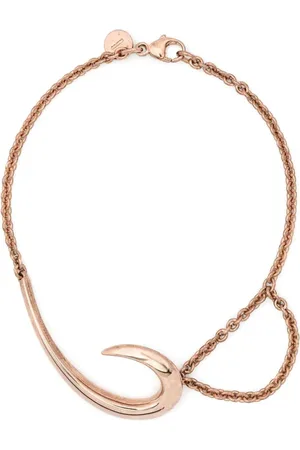 SHAUN LEANE Pulsera Hook en oro rosa vermeil de 18kt