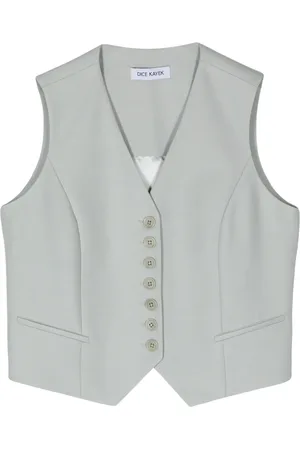 DICE KAYEK Chaleco con botones y cuello en V