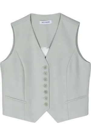 DICE KAYEK Chaleco con botones y cuello en V