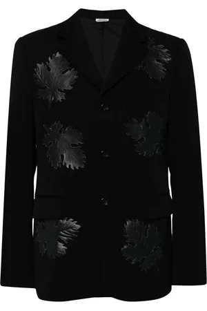 Comme des Garçons Blazer con apliques de hoja