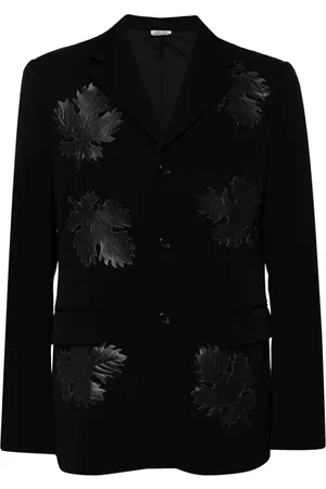 Comme des Garçons Blazer con apliques de hoja