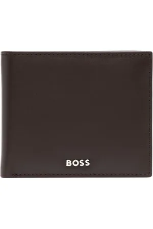 HUGO BOSS Cartera plegable con letras del logo
