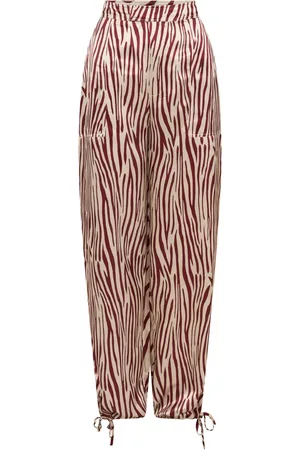 Nicholas Pantalones de seda Nori