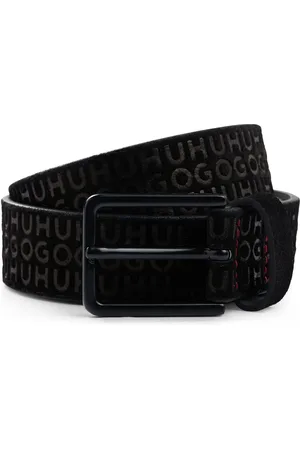 HUGO BOSS Cinturón con logo estampado