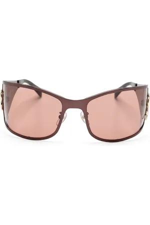 BLUMARINE Lentes de sol con armazón envolvente