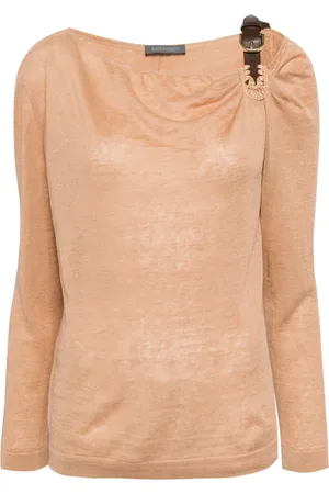 Alberta Ferretti Top con detalle de hebilla