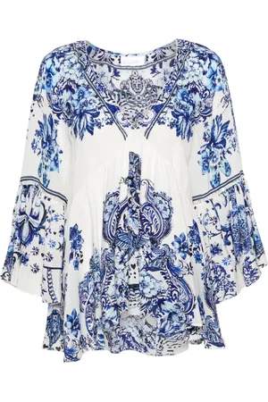 Camilla Blusa de georgette Glaze and Graze