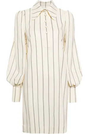 ZIMMERMANN Vestido corto con rayas estampadas