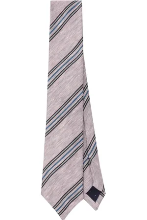 Paul Smith Corbata de seda con estampado de rayas