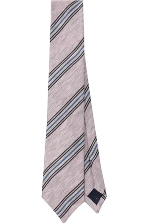 Paul Smith Corbata de seda con estampado de rayas
