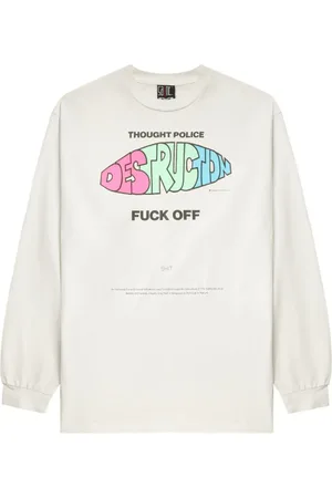 SAINT MXXXXXX Sudadera con texto estampado