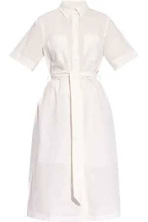 Maison Kitsuné Vestido camisero con cinturón