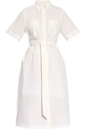 Maison Kitsuné Vestido camisero con cinturón