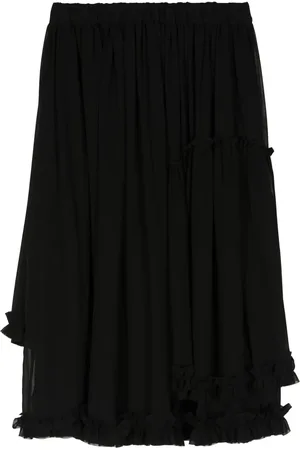 NOIR KEI NINOMIYA Falda con capas y volantes