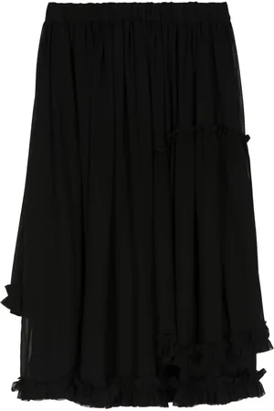 NOIR KEI NINOMIYA Falda con capas y volantes