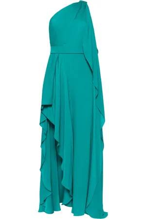 Elie saab Vestido de fiesta de seda con hombro descubierto