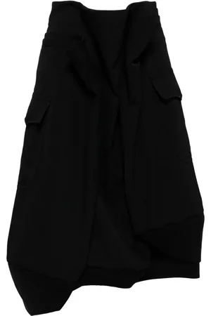 Comme des Garçons Falda midi con diseño asimétrico