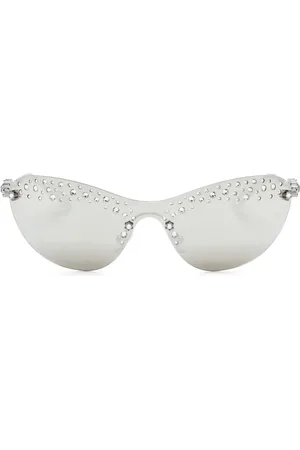 Swarovski Lentes de sol con detalles de cristal