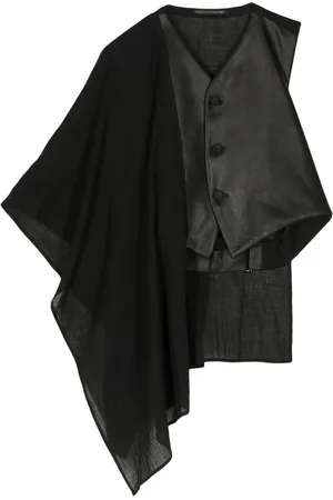 YOHJI YAMAMOTO Chaleco con paneles asimétricos