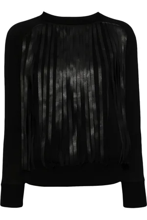 Neil Barrett Sudadera manga larga con flecos