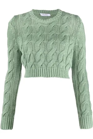 Max Mara Top corto de tejido de ochos