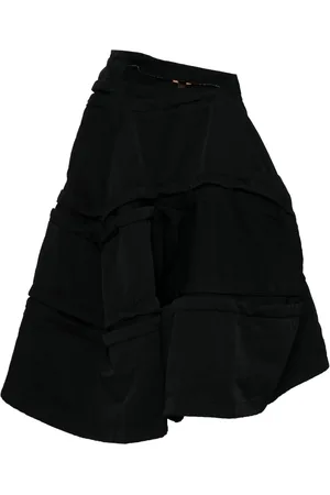 Comme des Garçons Falda midi con diseño asimétrico
