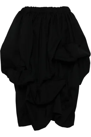 Comme des Garçons Falda midi con diseño asimétrico