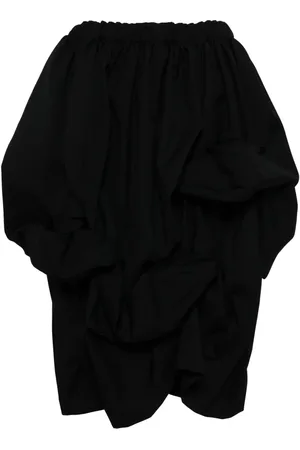 Comme des Garçons Falda midi con diseño asimétrico