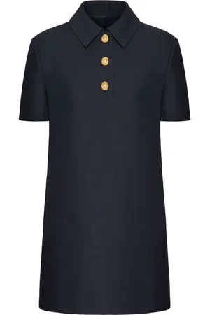 VALENTINO GARAVANI Vestido corto con cuello de playera tipo polo