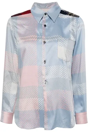 Comme des Garçons Camisa con motivo de cuadros