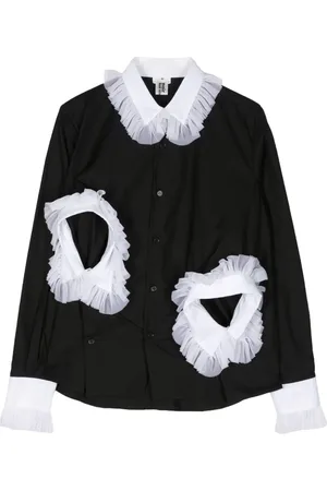 NOIR KEI NINOMIYA Camisa con detalles de volantes