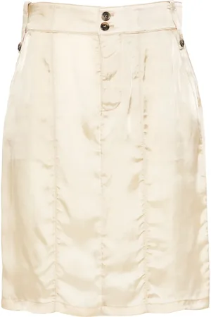 Saint Laurent Falda lápiz satinada