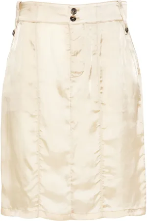 Saint Laurent Falda lápiz satinada