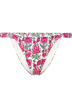 MC2 SAINT BARTH Bikini bottom con estampado floral