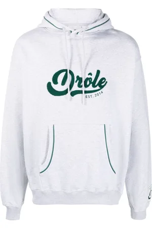 Drôle de Monsieur Hoodie con logo estampado
