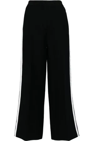 Fendi Pantalones rectos con franjas laterales 2010