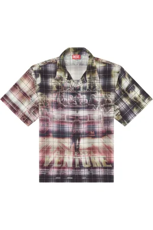 Diesel Camisa manga corta con estampado gráfico