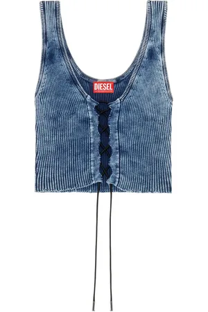 Diesel Lace-up Cropped Top
