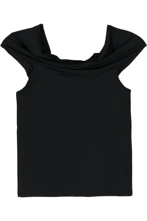 Rohe Top drapeado con hombros descubiertos