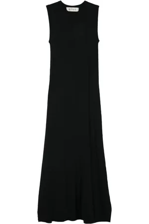 Rohe Vestido largo con cuello redondo