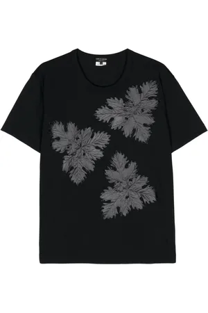 Comme des Garçons Playera con aplique de hoja