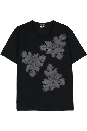Comme des Garçons Playera con aplique de hoja