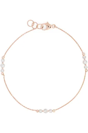 Dana Rebecca Designs Pulsera Ava Bea Trio en oro rosa de 14kt con diamante